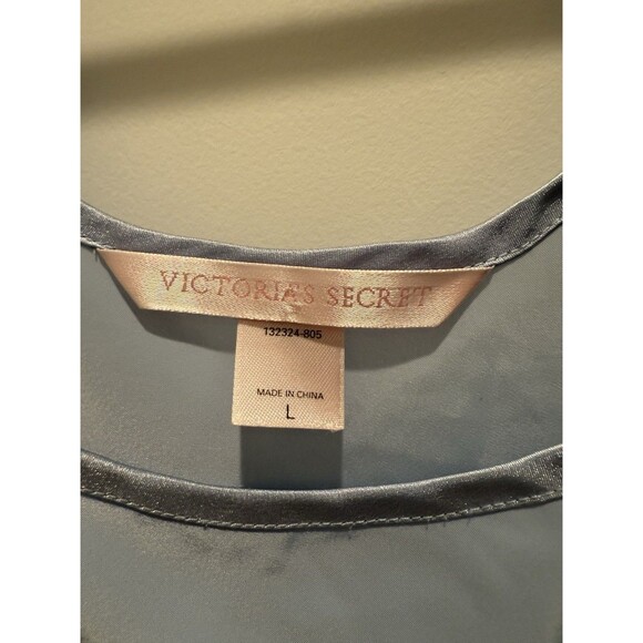 Victoria’s Secret Pastel Baby Blue Spring Lightweight Tank Top Size Large - Picture 2 of 4